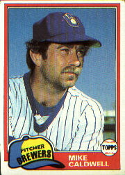 1981 Topps Baseball Cards      085      Mike Caldwell